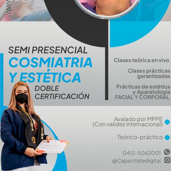 Cosmiatria Estética Semipresencial
